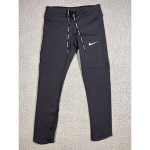 Nike Women's Power Epic Lux Running Tights Capris Black Size S Tight Fit 890323